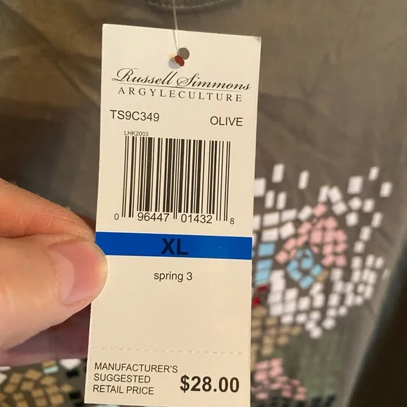 COPY - Men’s size XL Russell Simmons Argyle Culture tee - Picture 7 of 11